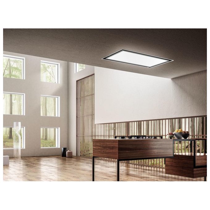 Elica SKYDOME H30 A-100 Cappa Aspirante da Incasso a Soffitto 100 cm Classe energetica A Bianco PRF0146232