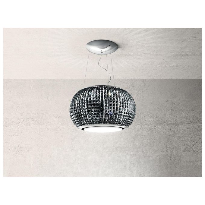 Elica INTERSTELLAR IXWH-F-6 PRF0151808 Cappa Sospesa Classe energetica A 3 Velocita' Filtrante Touch Control Illuminazione LED 65 cm Vetro Bianco