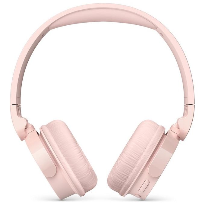 Philips TAH4209PK Cuffie On-Ear wireless bluetooth leggere con isolamento acustico passivo - 55 ore di riproduzione suono naturale chiamate chiare bassi dinamici 2 ore di carica USB-C- Rosa