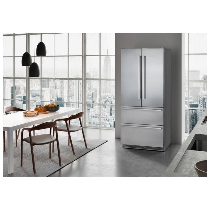 Liebherr CBNes 6256 Frigorifero Combinato Allestimento Premium Plus Capacita 585 Litri Classe energetica F 204 cm NoFrost BioFresh Ice Maker Acciaio Satinato