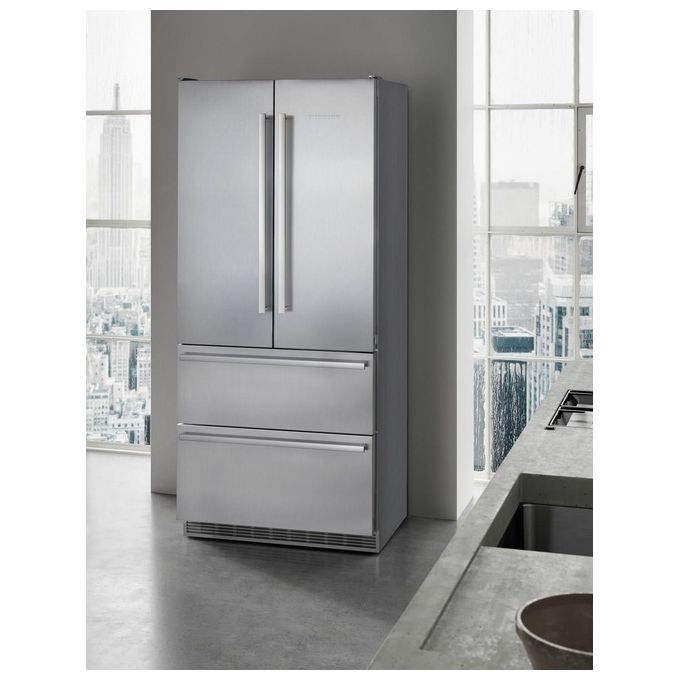Liebherr CBNes 6256 Frigorifero Combinato Allestimento Premium Plus Capacita 585 Litri Classe energetica F 204 cm NoFrost BioFresh Ice Maker Acciaio Satinato