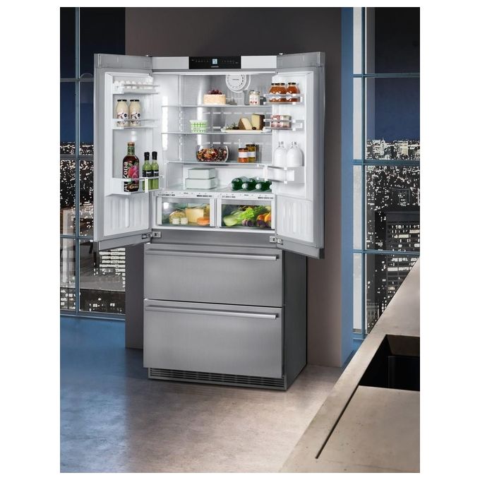 Liebherr CBNes 6256 Frigorifero Combinato Allestimento Premium Plus Capacita 585 Litri Classe energetica F 204 cm NoFrost BioFresh Ice Maker Acciaio Satinato