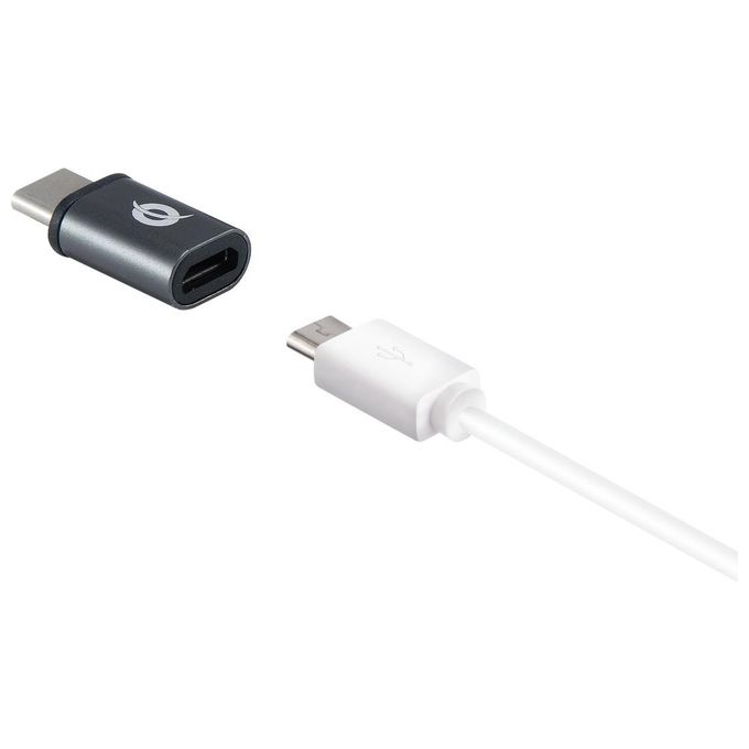 Conceptronic Adattatore OTG da Usb-C a Usb-A e Usb-C a Micro Usb