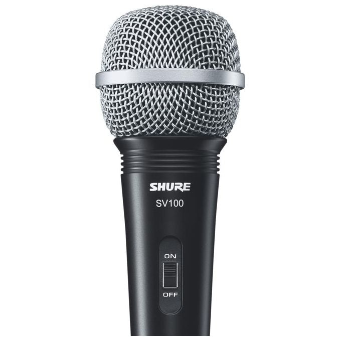 Shure SV100A Microfono a Filo Nero e Silver