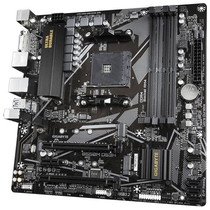 Gigabyte B550M DS3H AMD B550 Scheda Madre Presa AM4 micro ATX