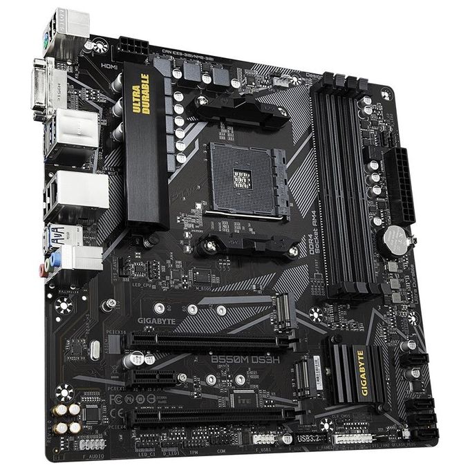 Gigabyte B550M DS3H AMD B550 Scheda Madre Presa AM4 micro ATX