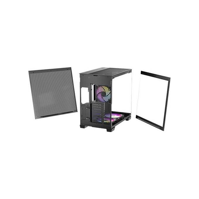 Antec C8 Argb 2 Ventole Tqr da 160 Mm e 1 Tq 140 Mm Argb Pwm Incluse Layout a Doppia Camera Tipo C Supporto Radiatore da 360 Mm Pannelli Frontali e Laterali Tg Senza Cuciture Compatibile Rtx 40