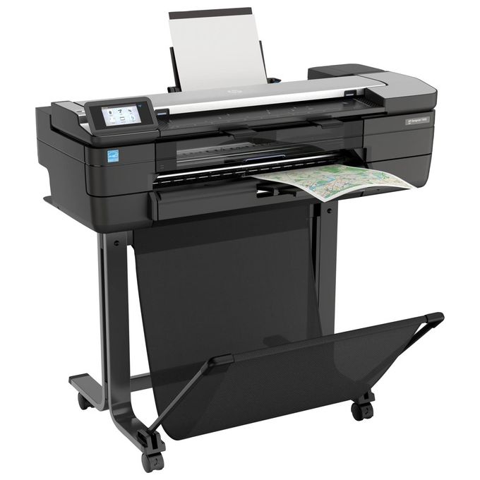 HP F9A28D#B1K Designjet Stampante Multifunzione a Getto d'Inchiostro 2400 x 1200 dpi Wi-Fi Ethernet 4 Cartucce colore Nero
