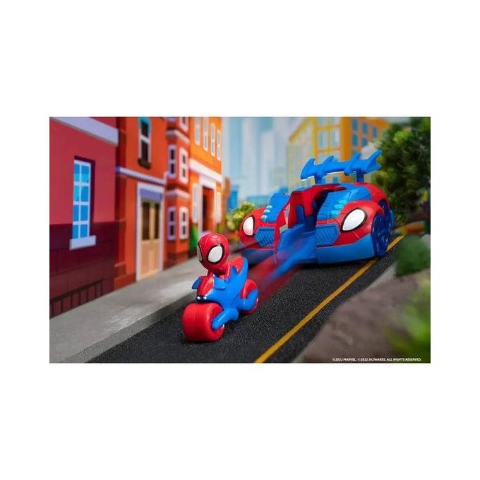 Rei Toys Playset Spidey Veicolo 2 in 1 Assortito