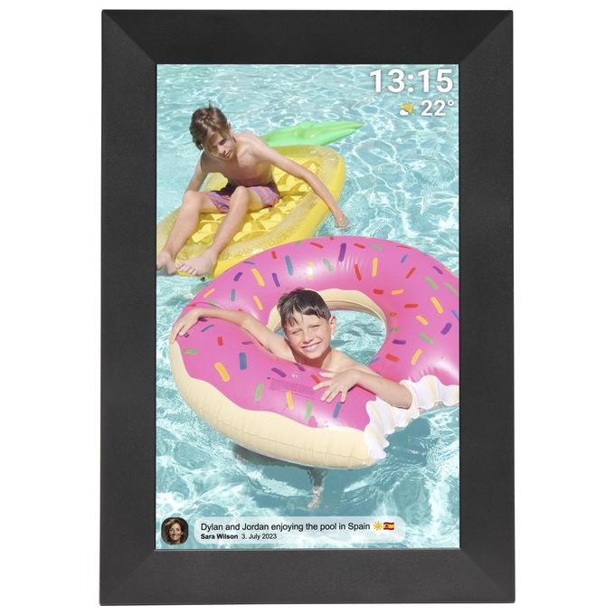 Denver Frameo PFF-1024 Cornice Digitale con Wi-Fi 10.1'' 16Gb Nero