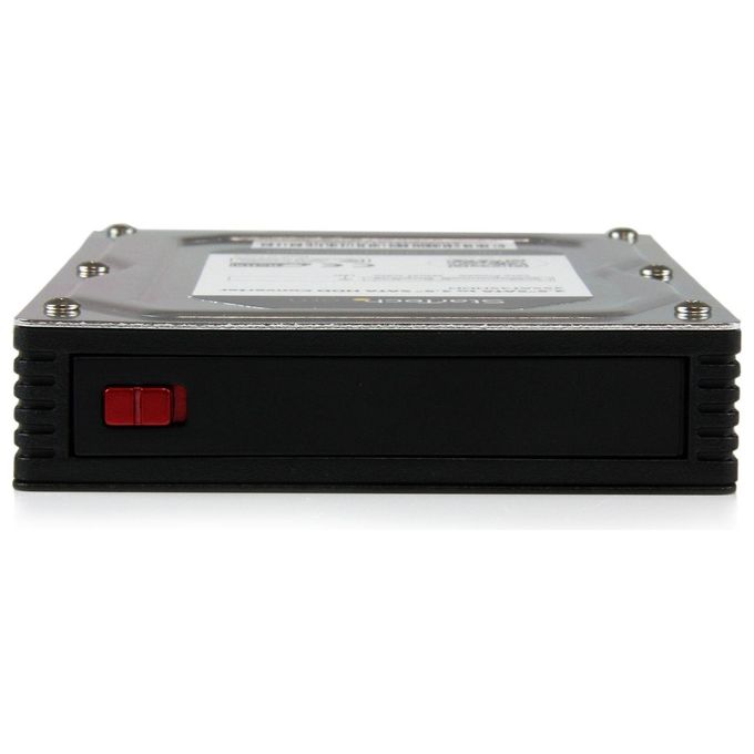 StarTech Box esterno adattatore per dischi rigidi SATA da 2,5” a 3,5 in alluminio con altezza massima SSD - HDD di 12,5 mm