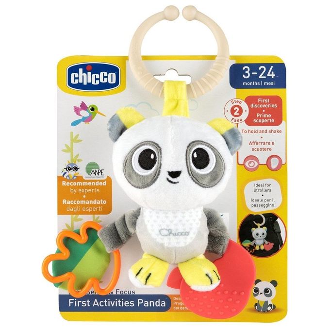 Chicco Sonaglio Baby Sense e Focus Panda Prime Attivita'
