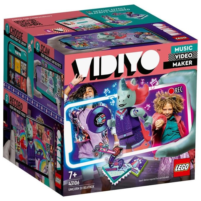 LEGO Vidiyo Unicorn Dj BeatBox Creatore Video Musicali con Unicorno