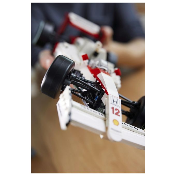 LEGO 10330 Icons Modellino da Costruire McLaren MP4-4 con Minifigure di Ayrton Senna 693 pezzi colore Nero