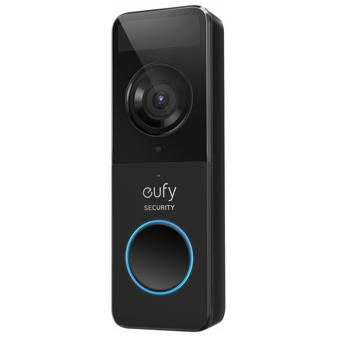Eufy  Security, kit videocitofono, risoluzione 1080p, batteria per 120 giorni, zero costi mensili, rilevamento di persone, audio bidirezionale, citofono wireless