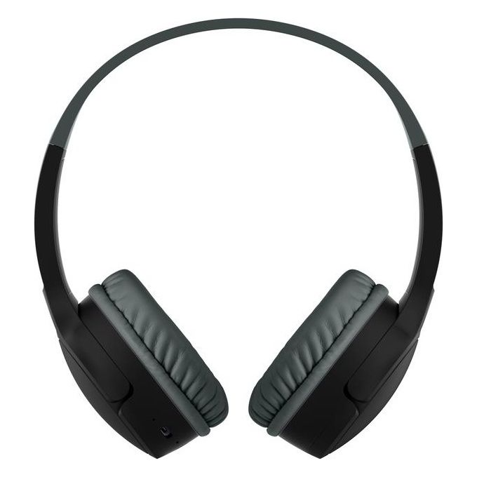 Belkin SoundForm Mini Cuffie Wireless per Bambini con Microfono Nero