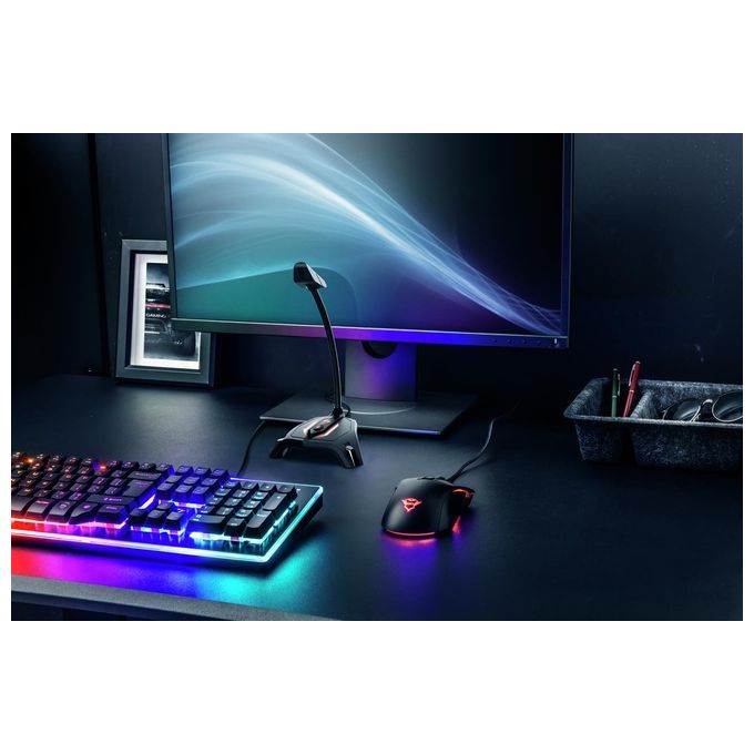 Trust GXT 215 Zabi Nero Microfono per Pc