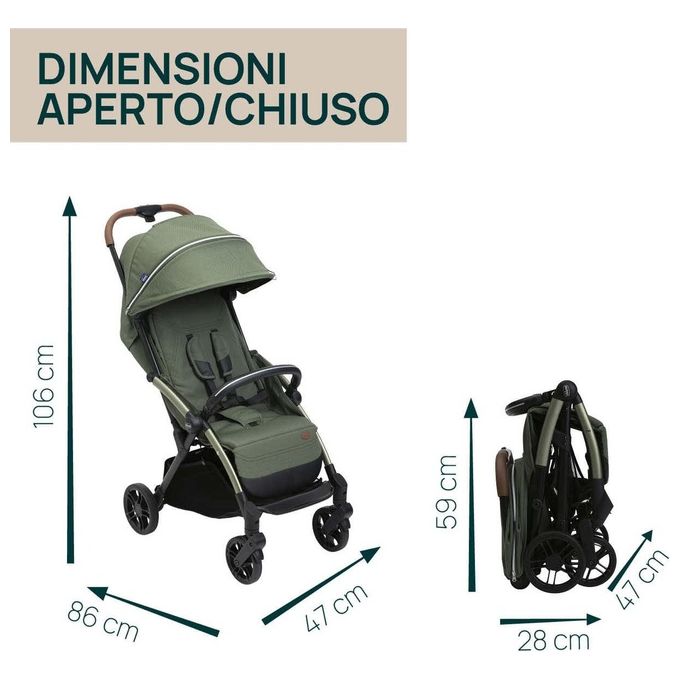 Chicco Passeggino 4 Ruote Chicco Goody Xplus Radiant Blue