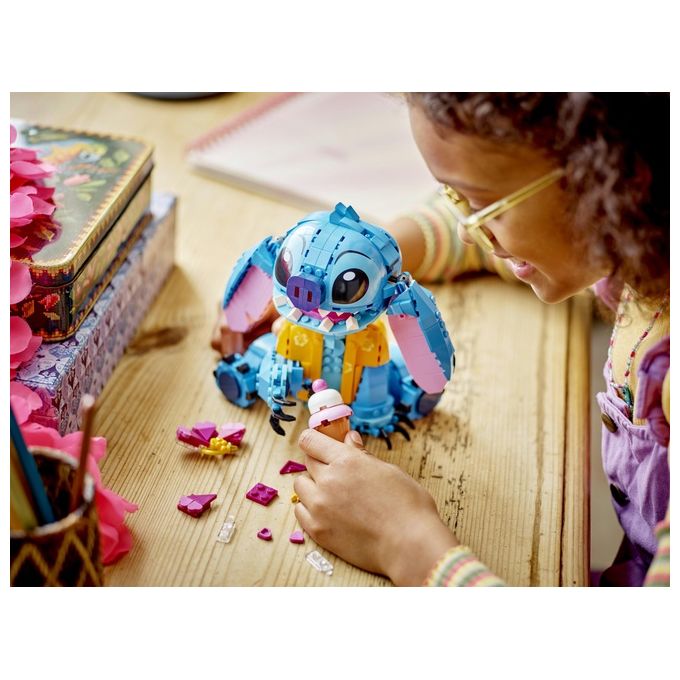 LEGO Disney 43249 Stitch, Gioco per Bambini 9+, Personaggio da Costruire con Parti Mobili, Idea Regalo Divertente dal Film