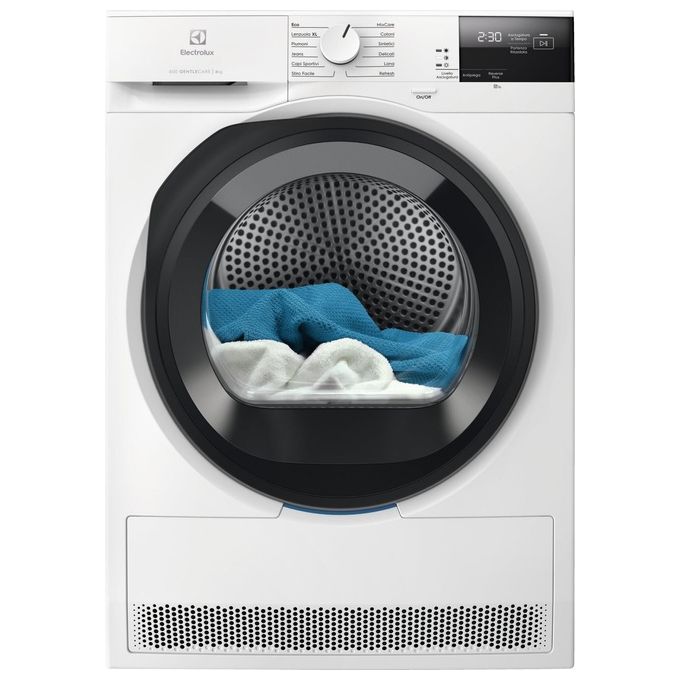 Electrolux, Asciugatrice a Pompa di Calore GentleCare 600, 8 kg, Bianco