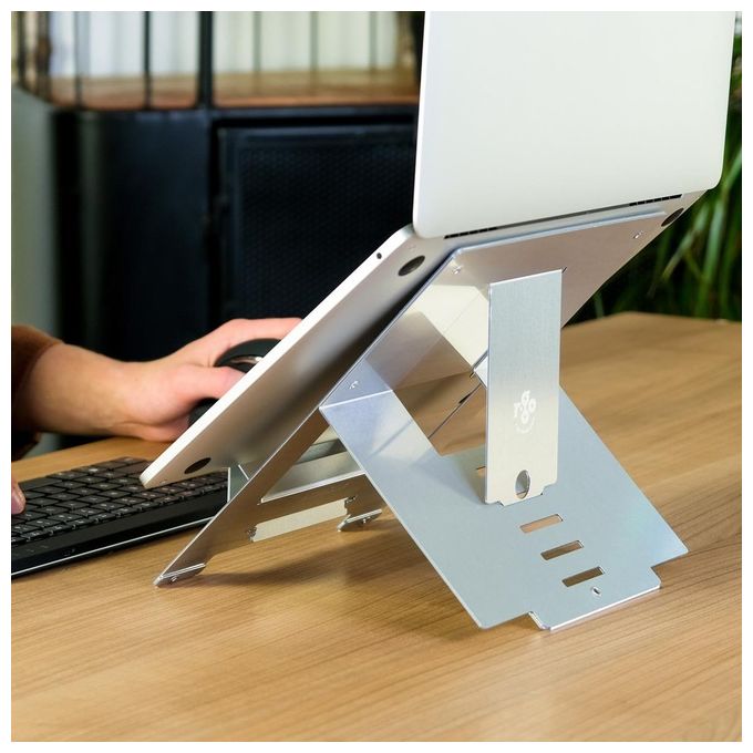 R-Go Tools R-Go Riser Flessibile Supporto Portatile Regolabile Argento