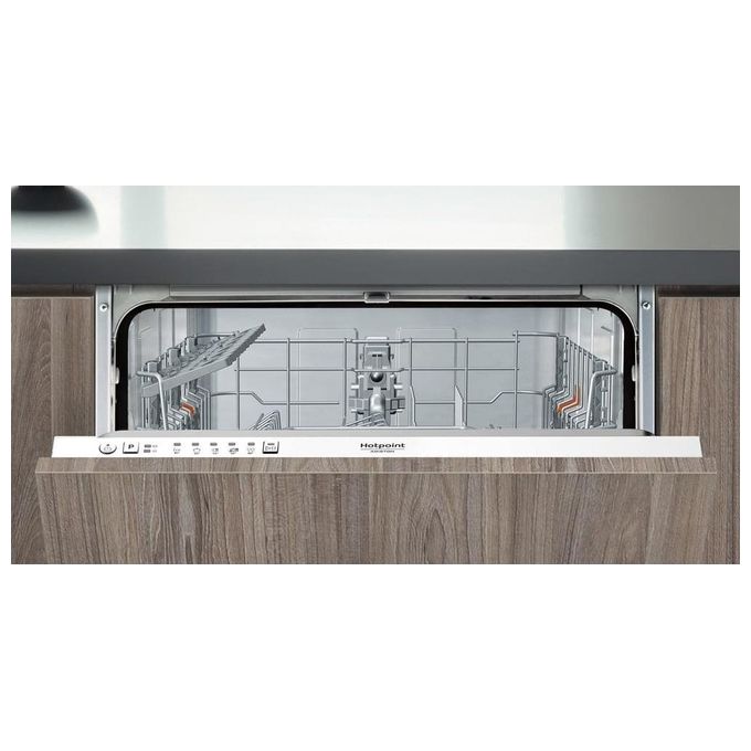 Hotpoint HIS 3010 Lavastoviglie da incasso a Scomparsa Totale 13 Coperti Classe Energetica F 4 programmi Cesti Flexiload Terzo cesto 59.8cm Bianco