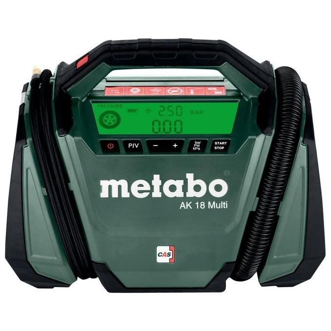 Metabo AK 18 Multi Compressore a Batteria per utilizzo professionale e fai da te con elevata portabilita' e prestazioni affidabili