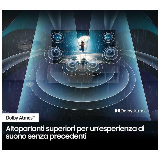 Samsung QE83S90DAEXZT Tv Oled 4k 83'' Smart Tv Wi-fi Graphite Black 2024 Processore Nq4 Ai Gen2 Self-Illuminating Pixels Laser Slim Design Dolby Atmos