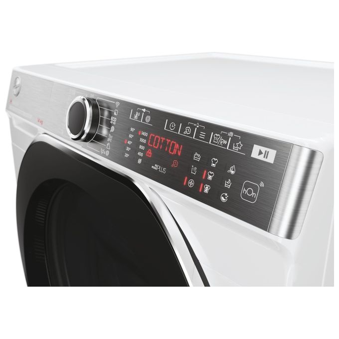 [ComeNuovo] Hoover H-WASH 550 H5WPB414AMBC-S Lavatrice a carica frontale 14kg 1400 giri classe A motore Eco-Power EcoDoser scan etichette funzione vapore controllo remoto bianco 60x67x85