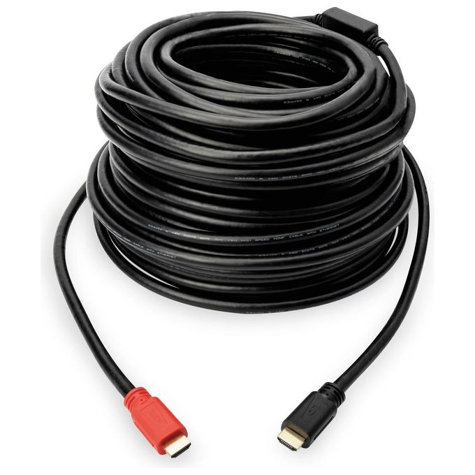 Digitus cavo con amplificatore full hd hdmi 1.4 3d high speed with ethernet mt 15
