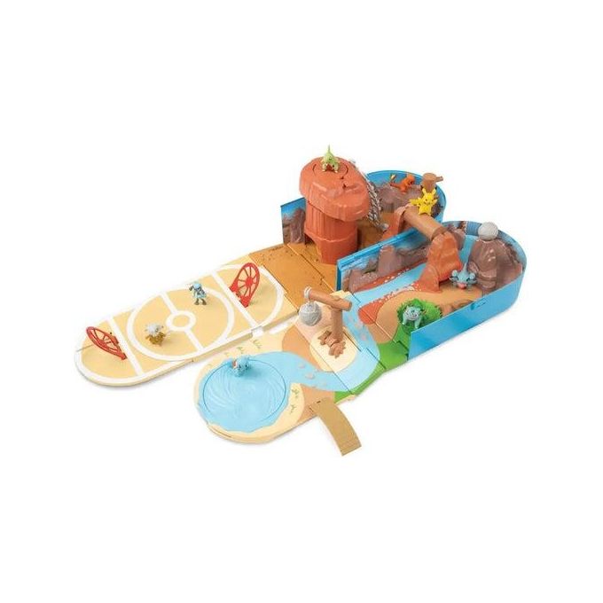 Rei Toys Pkmn Playset Arena Deserto con Personaggio