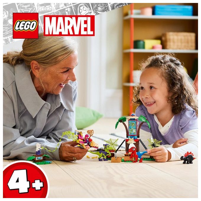 LEGO Set Battaglia con il Raptor al Quartier Generale Sull'albero di Spider-Man