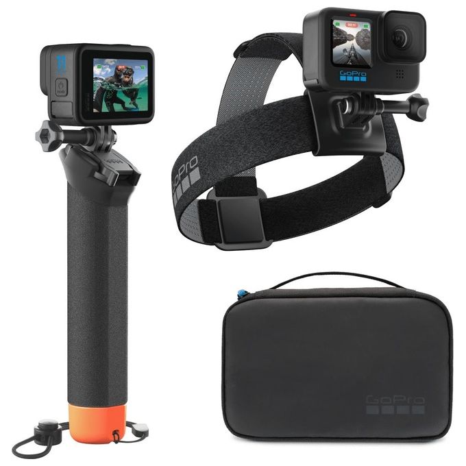 GoPro AKTES-003 Adventure Kit 3.0 Accessori Action Cam Impugnatura Galleggiante e Fascia per la Testa 2.0