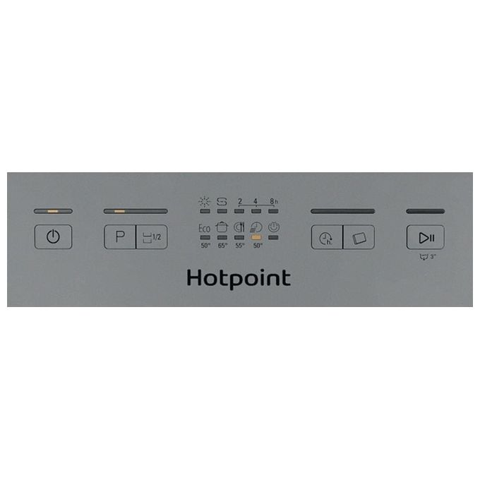 Hotpoint lavastoviglie libera installazione 14 coperti 60 cm classe e inox h2f hl626 x