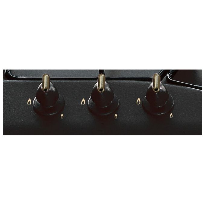 Hotpoint Ariston PHN 960MST (AN) R-HA Piano Cottura a Gas 6 Zone 90 cm Nero