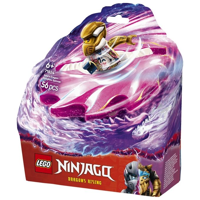 LEGO Spinner del Drago Spinjitzu di Sora 71824 Ninjago Giocattolo Avventura Creativa