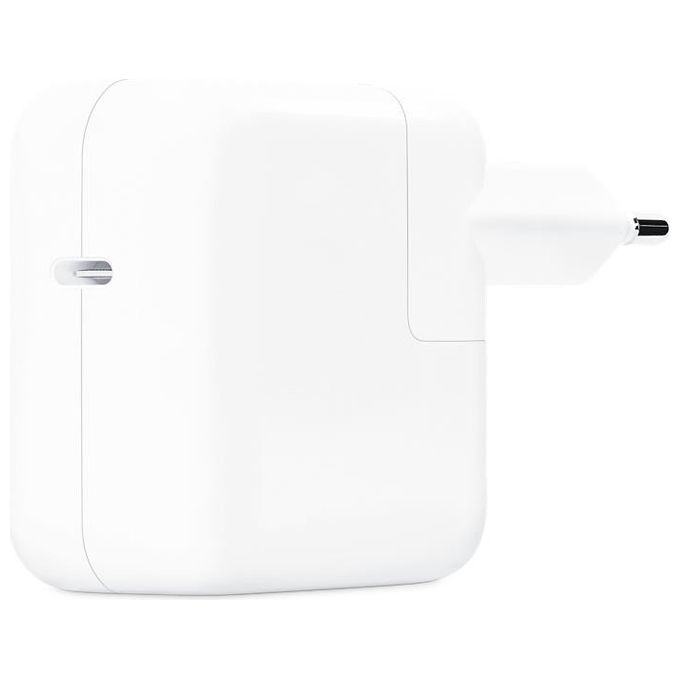 Apple MW2G3ZM-A Alimentatore USB-C 30W Bianco