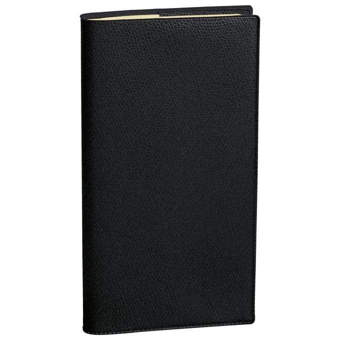 Quo Vadis Agenda Planorizon Lingua Italiana Anno 2023 Nero 8.8x17cm Settimanale 13 Mesi Carta Avorio con Spirale Rubrica Amovibile Copertina in Plastica Impala