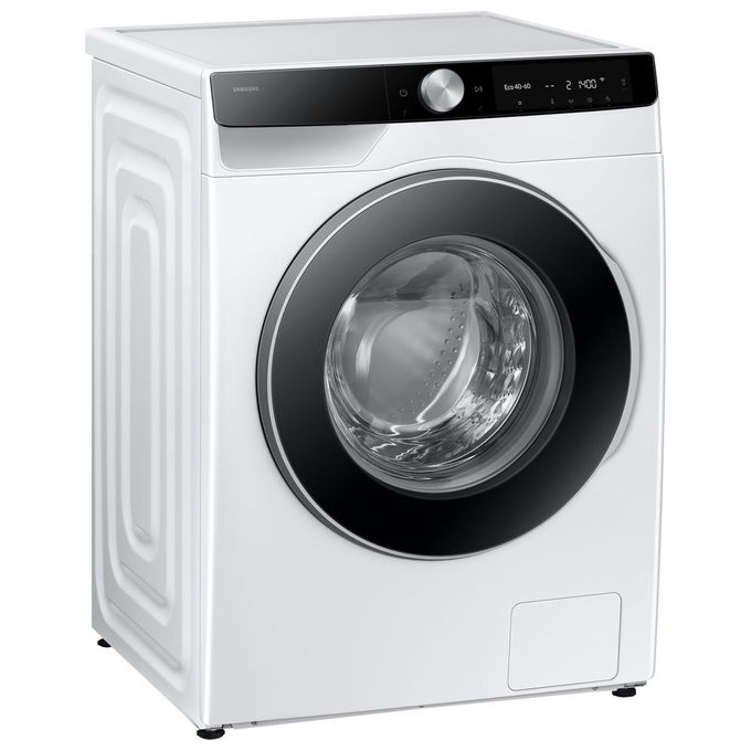 Samsung WW90DG6U85LKU3 AI Ecobubble Lavatrice Frontale 9 Kg 1400 rpm Classe A Wi-Fi Ecodosatore Vapore (85x60x60 cm) colore Bianco