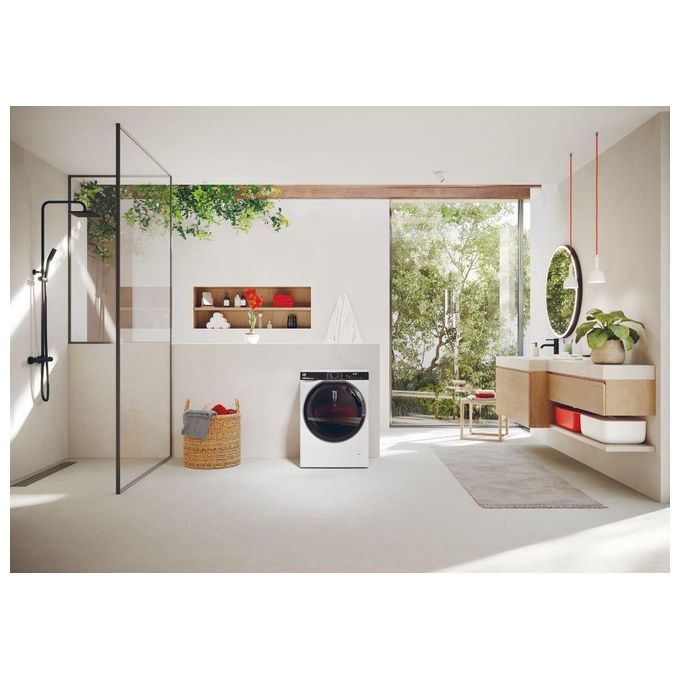 Hoover H-WASH 700 H7W 610MBC-S - Lavatrice a carica frontale 10 kg, 1600 rpm, Classe A, Motore Inverter, Programma Auto Care, (85x60x57 cm), Bianco