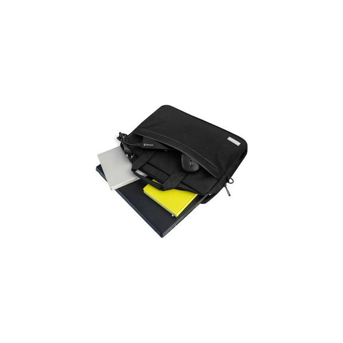 Atlantis P004-K265-A0-16 Borsa per Notebook fino a 16'' tracolla vano documenti tasca frontale aggancio trolley colore Nero