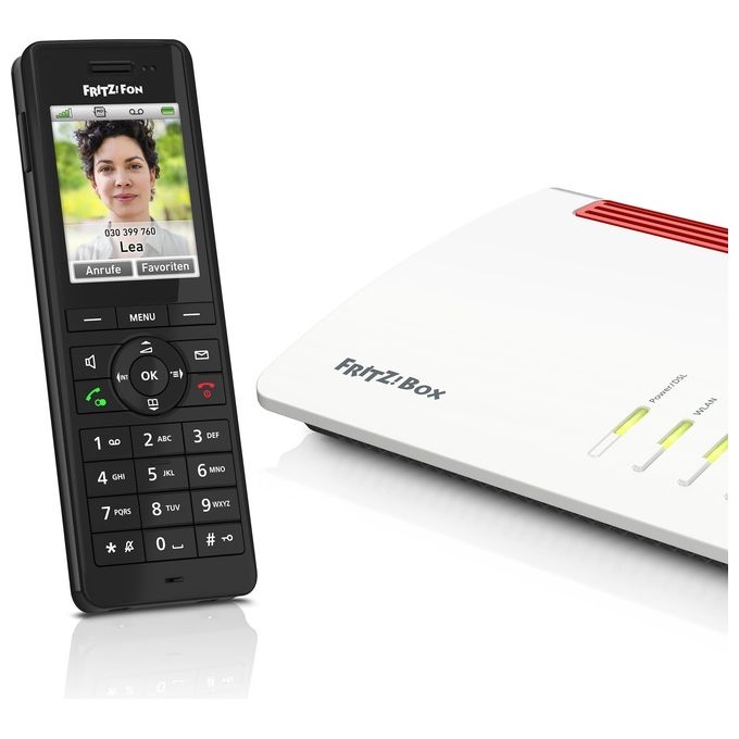 Fritz! Fon  Fritz! Fon X6 Black Telefono DECT Nero