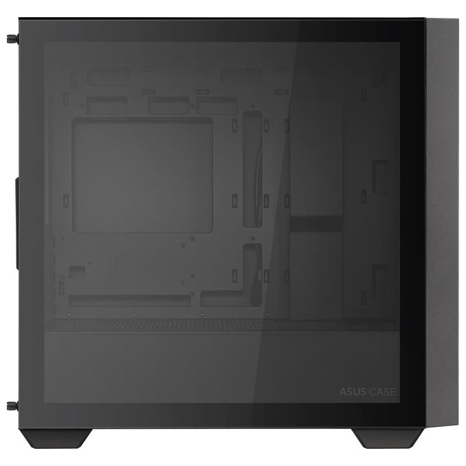 ASUS A21 Case micro-ATX, Radiatori fino a 360 mm, Schede Grafiche fino a 380 mm, Raffreddamento efficace, Cable Management, Chassis Nero