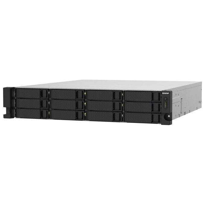 Qnap TS-1232PXU-RP AL324  Collegamento Ethernet Lan Armadio 2U Nero Nas