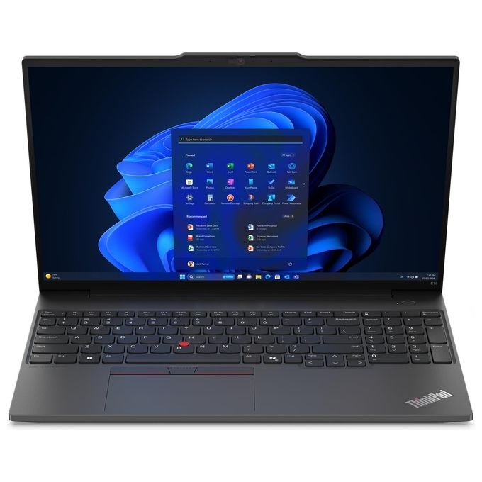 Lenovo k E16 Gen 2 Amd Ryzen 7 7735hs 16Gb Hd 512Gb Ssd 16'' Windows 11 Pro