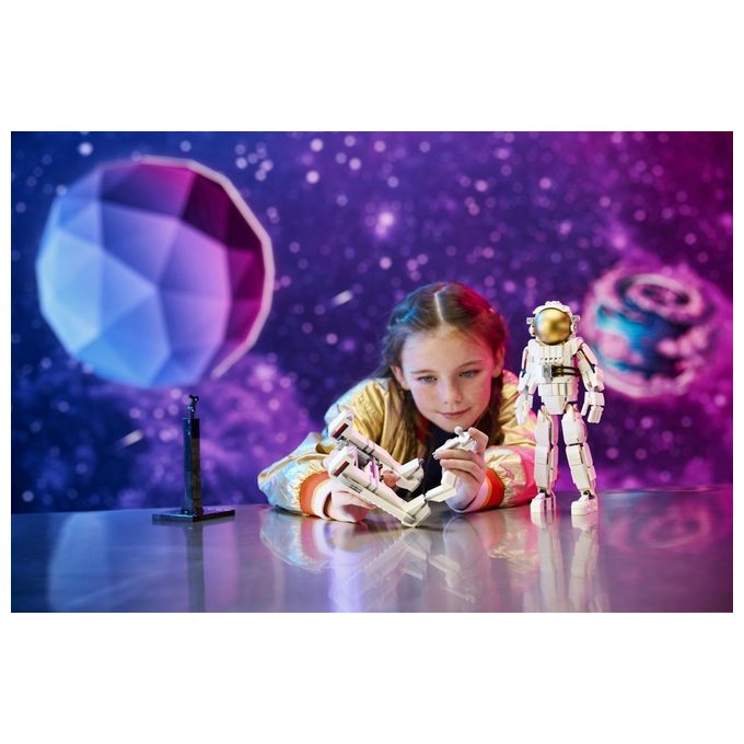 Lego 31152 Creator Set da costruzione 3 in 1 Astronauta Cane Spaziale Astronave Viper Jet 647 pezzi 9+ anni colore Multicolore