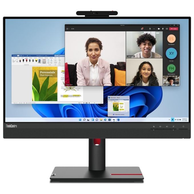 Lenovo ThinkCentre Tiny-in-One 24 Led Display 23.8'' 1920x1080 Pixel Full Hd Nero