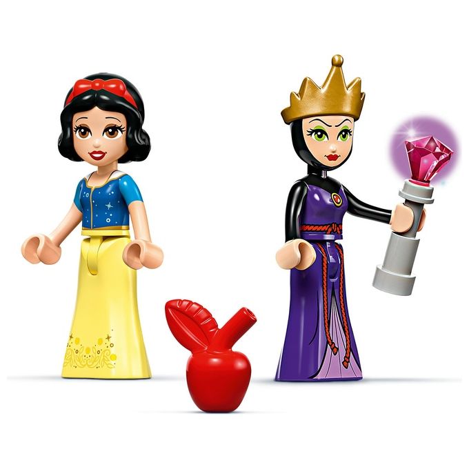 LEGO Disney Portagioie di Biancaneve Giocattolo Principesse da Costruire Giochi per Bambine e Bambini da 6 Anni con Mini Bamboline Accessori e un Braccialetto Personalizzabile Idea Regalo 43276