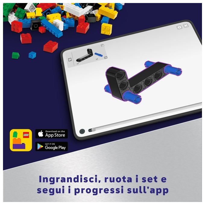 LEGO Technic 42180 Rover di Esplorazione Marziano, Giochi Spaziali per Bambini 11+, Veicolo Giocattolo Ispirato alla NASA