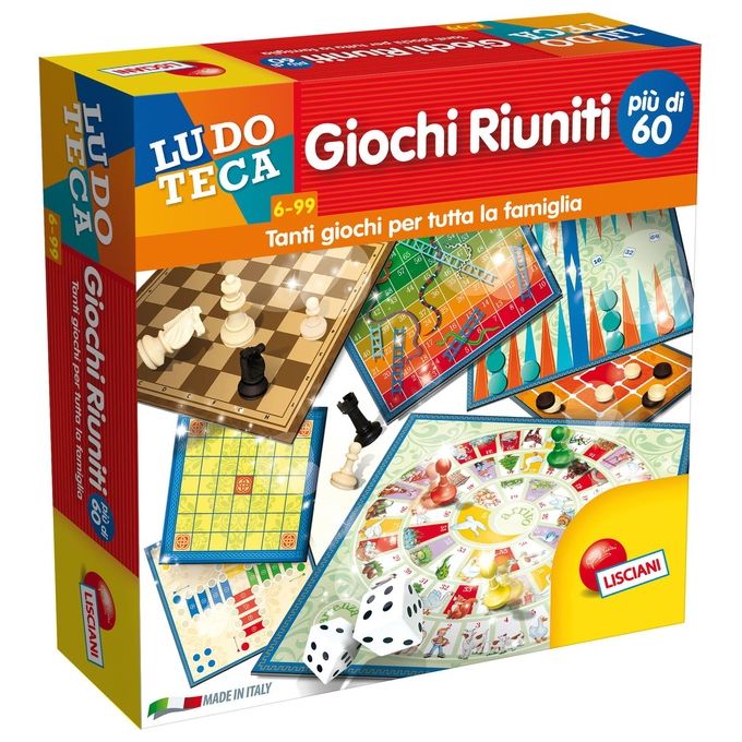 LISCIANI Lisciani Ludoteca Giochi Riuniti piã¹ di 60 Giochi (nuova Edizione)